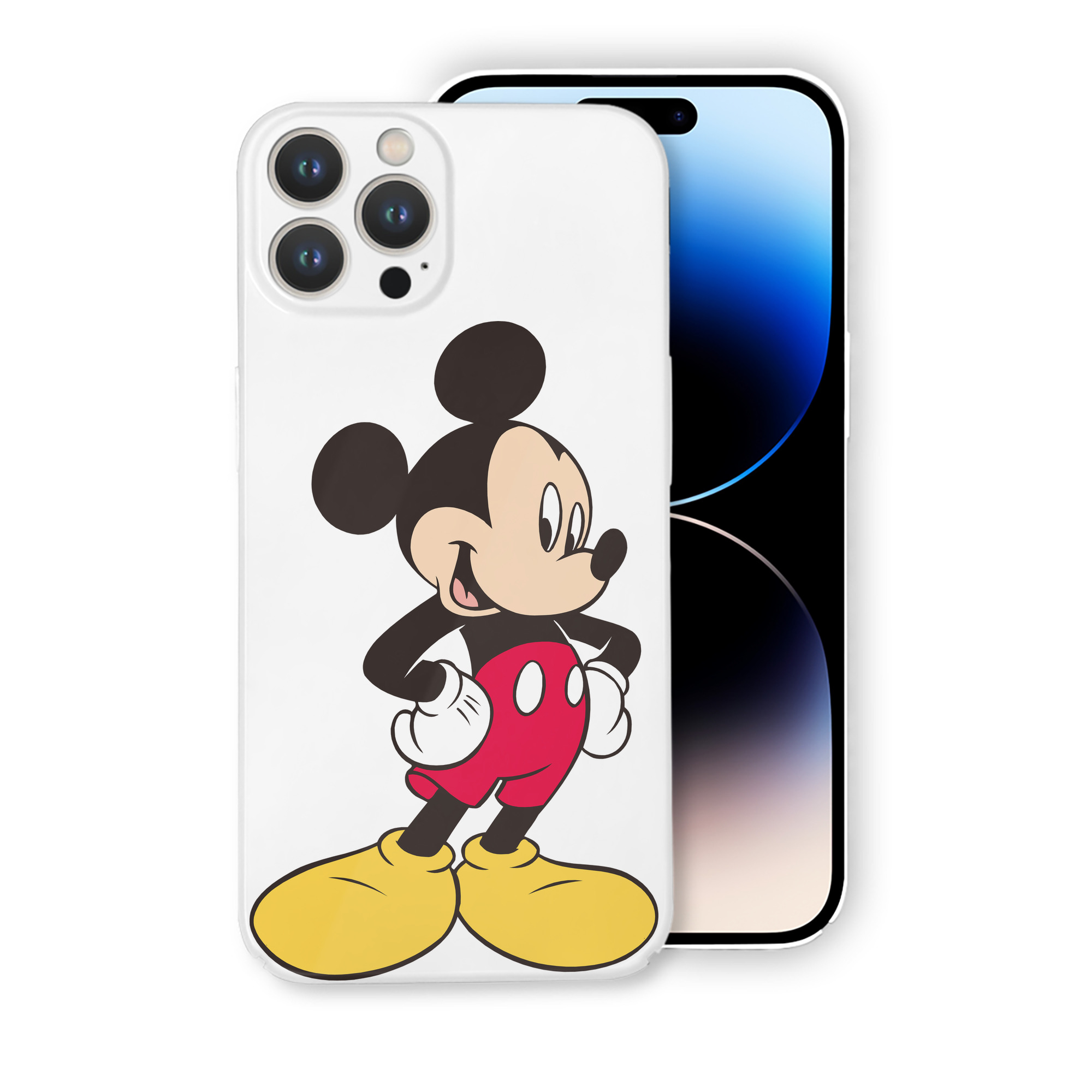 （画像用） ミッキーマウス Mickey Mouse 【iPhone 14シリーズ対応】ハードケース